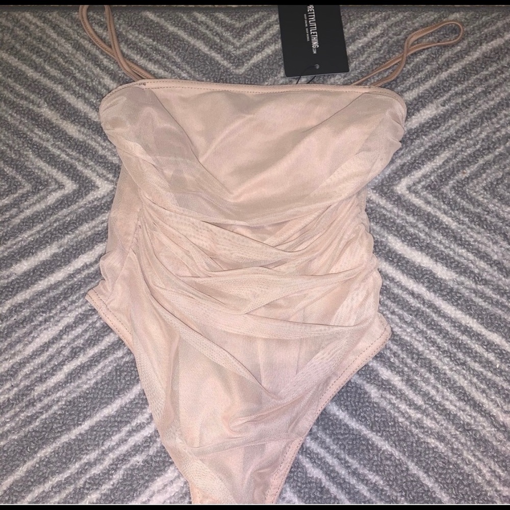Nude Mesh Bodysuit